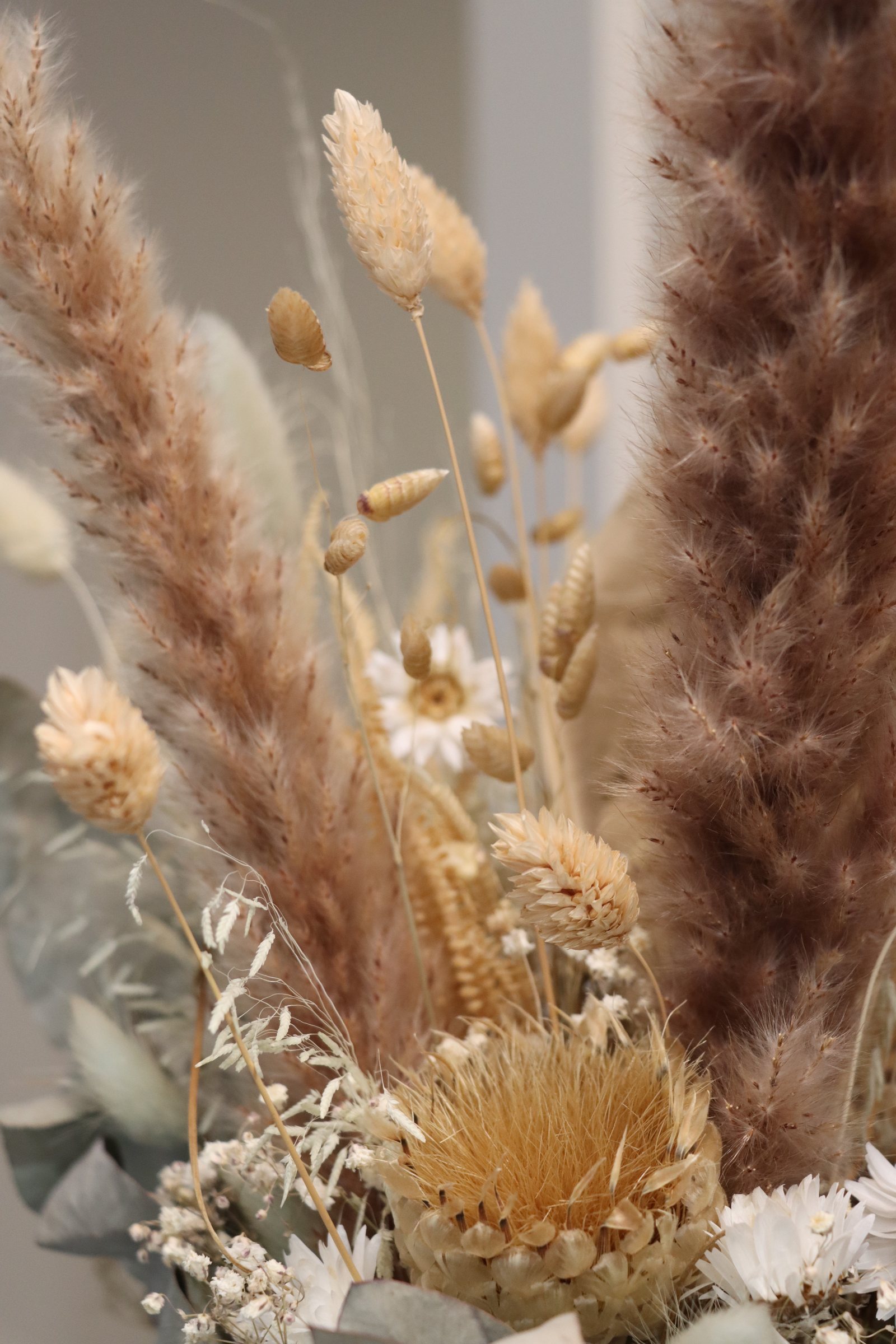 Trockenblumen-Arrangement